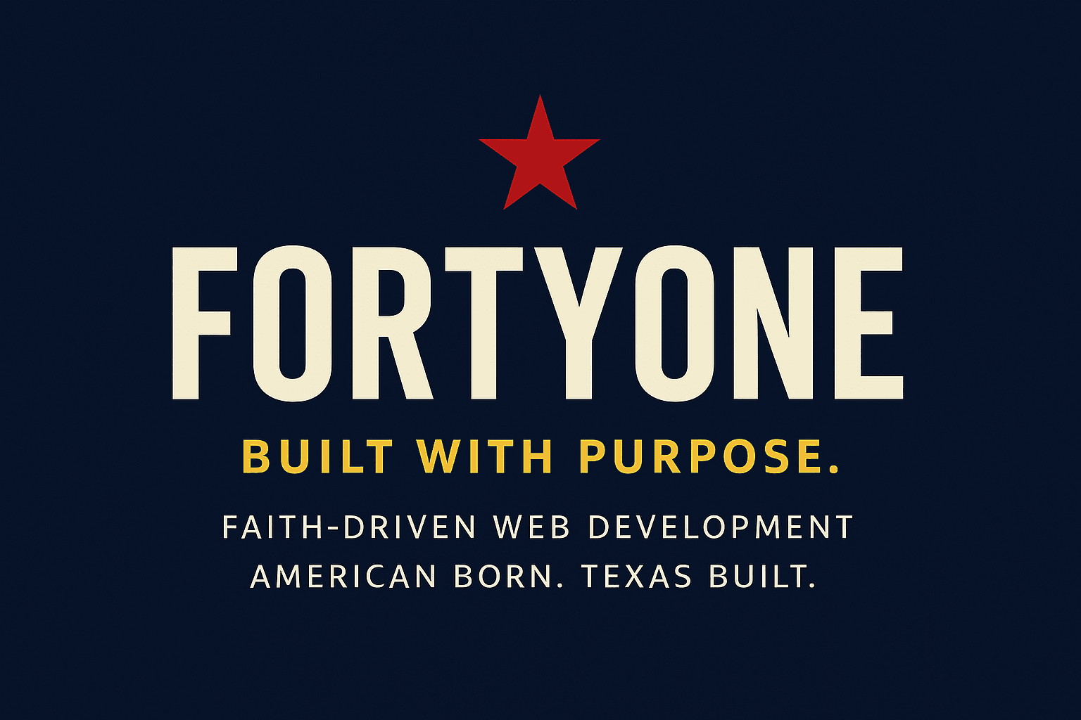 FortyOne Built Banner